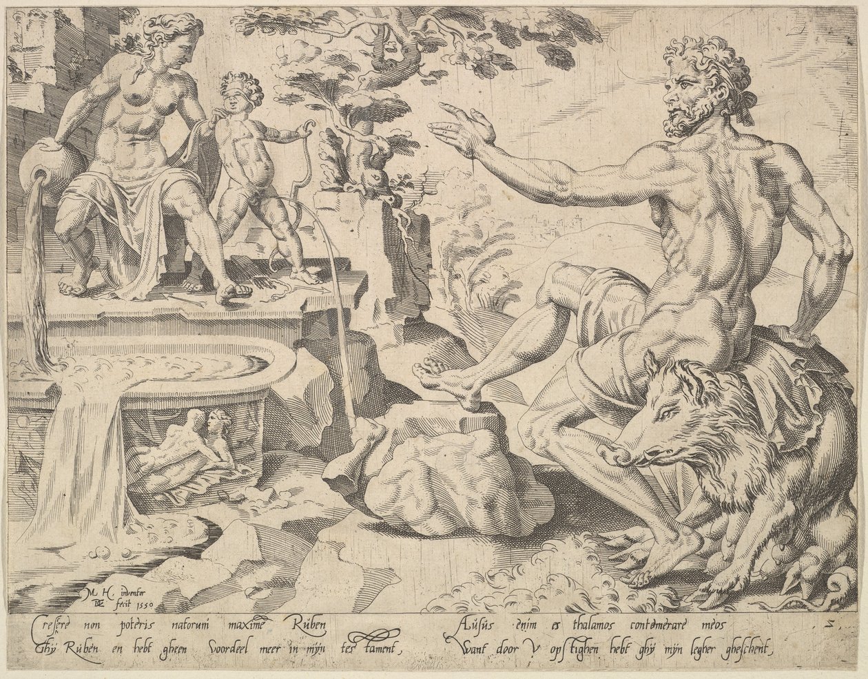 Reuben [Genesis 49:3-4], from the Series The Twelve Patriarchs by Dirck Volkertsen Coornhert