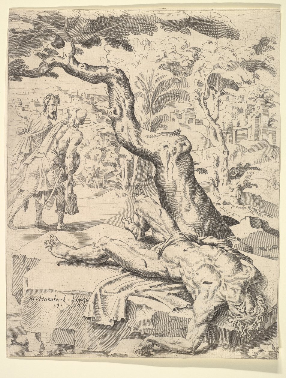 The Parable of the Good Samaritan by Dirck Volkertsen Coornhert