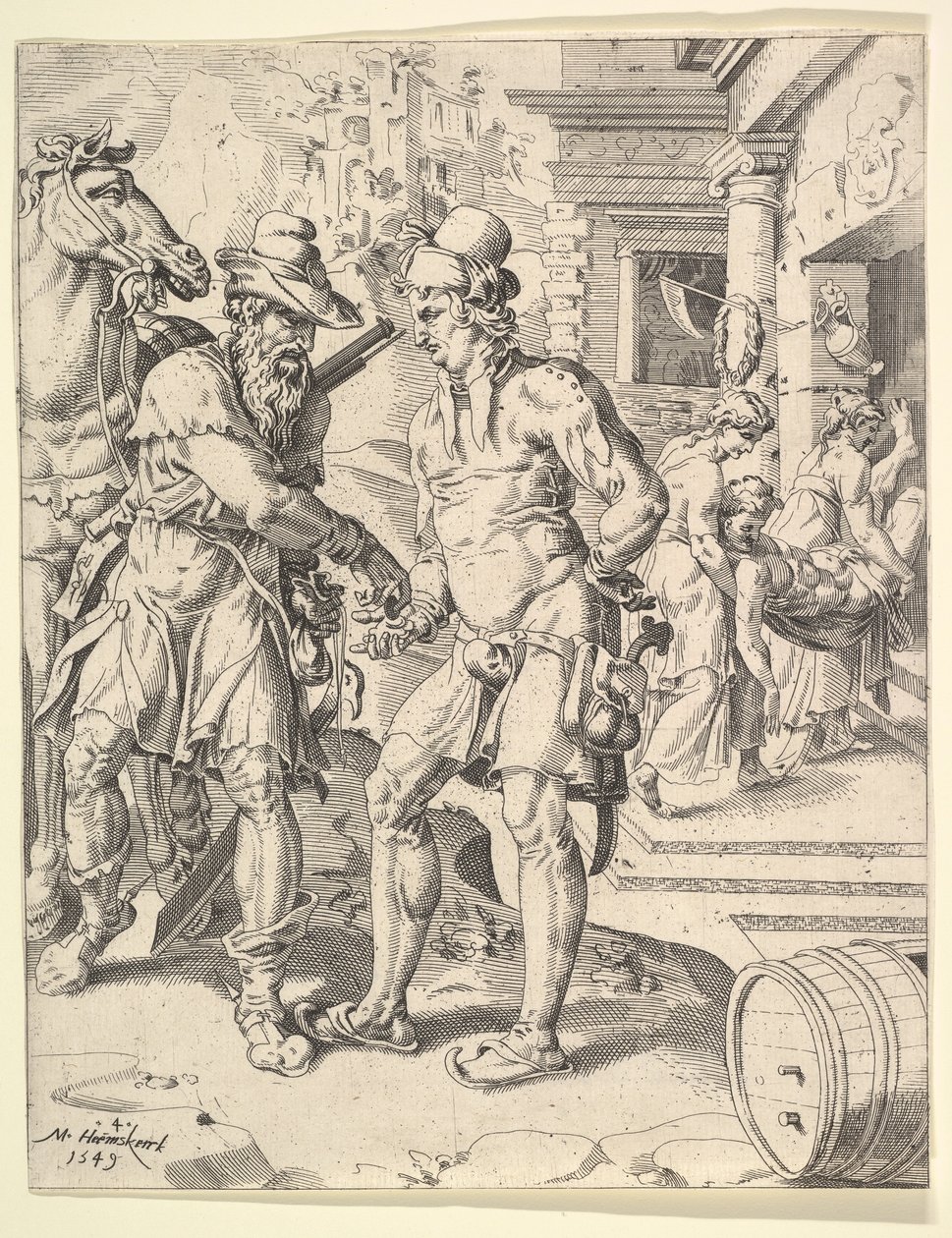 The Parable of the Good Samaritan by Dirck Volkertsen Coornhert