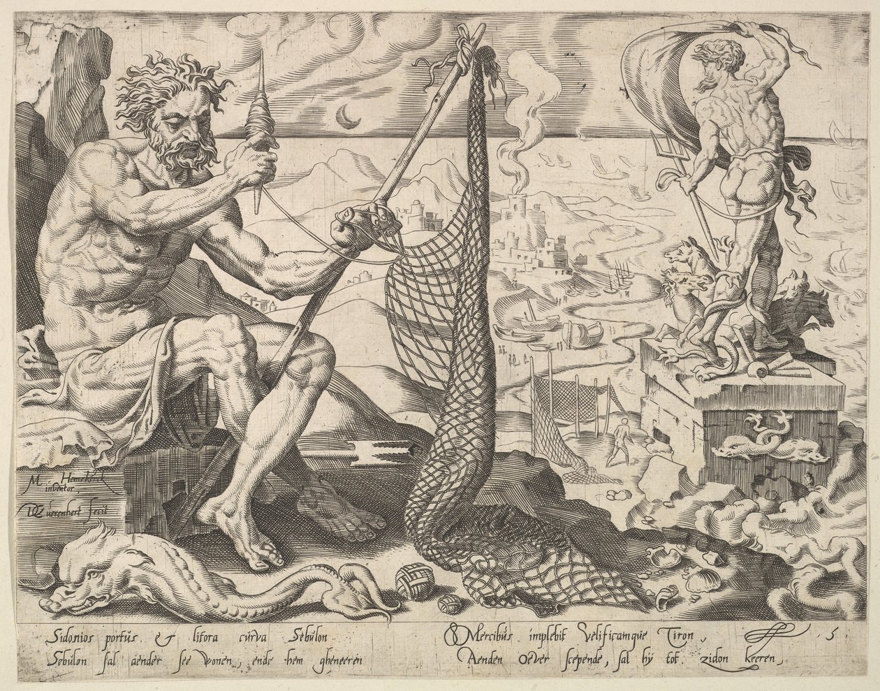 Zebulun, from the series The Twelve Patriarchs by Dirck Volkertsen Coornhert
