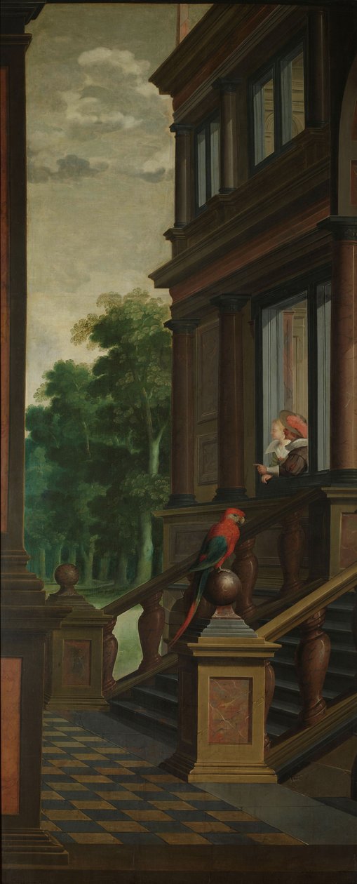 A Decorative Sequence: An Outdoor Stairway by Dirck van Delen