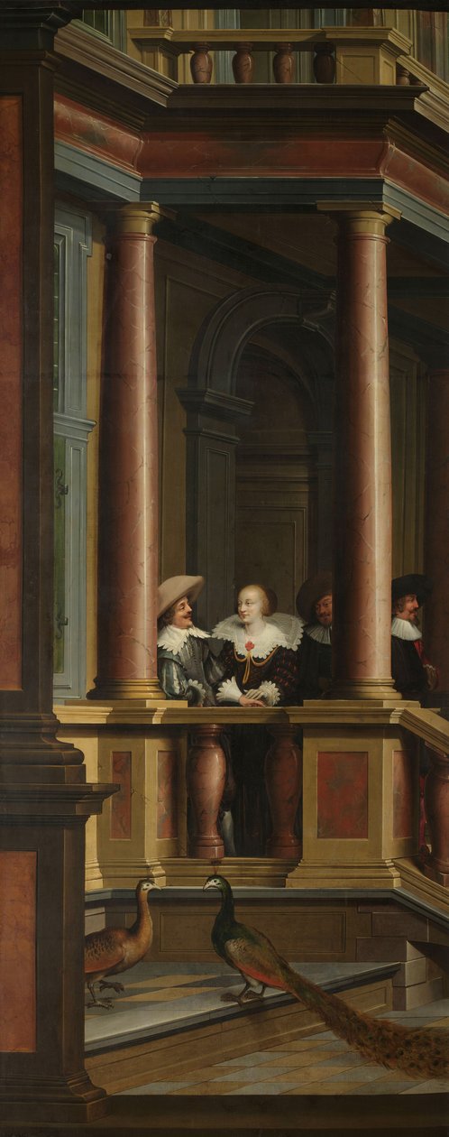 A Decorative Sequence: An Outdoor Stairway by Dirck van Delen