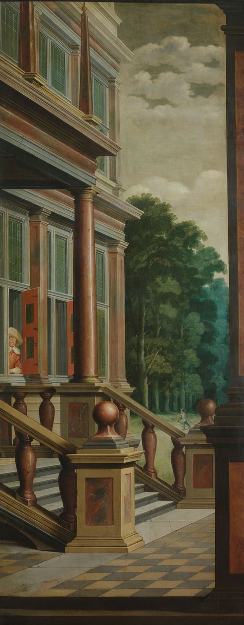 A Seven-Part Decorative Sequence: The Outdoor Staircase by Dirck van Delen