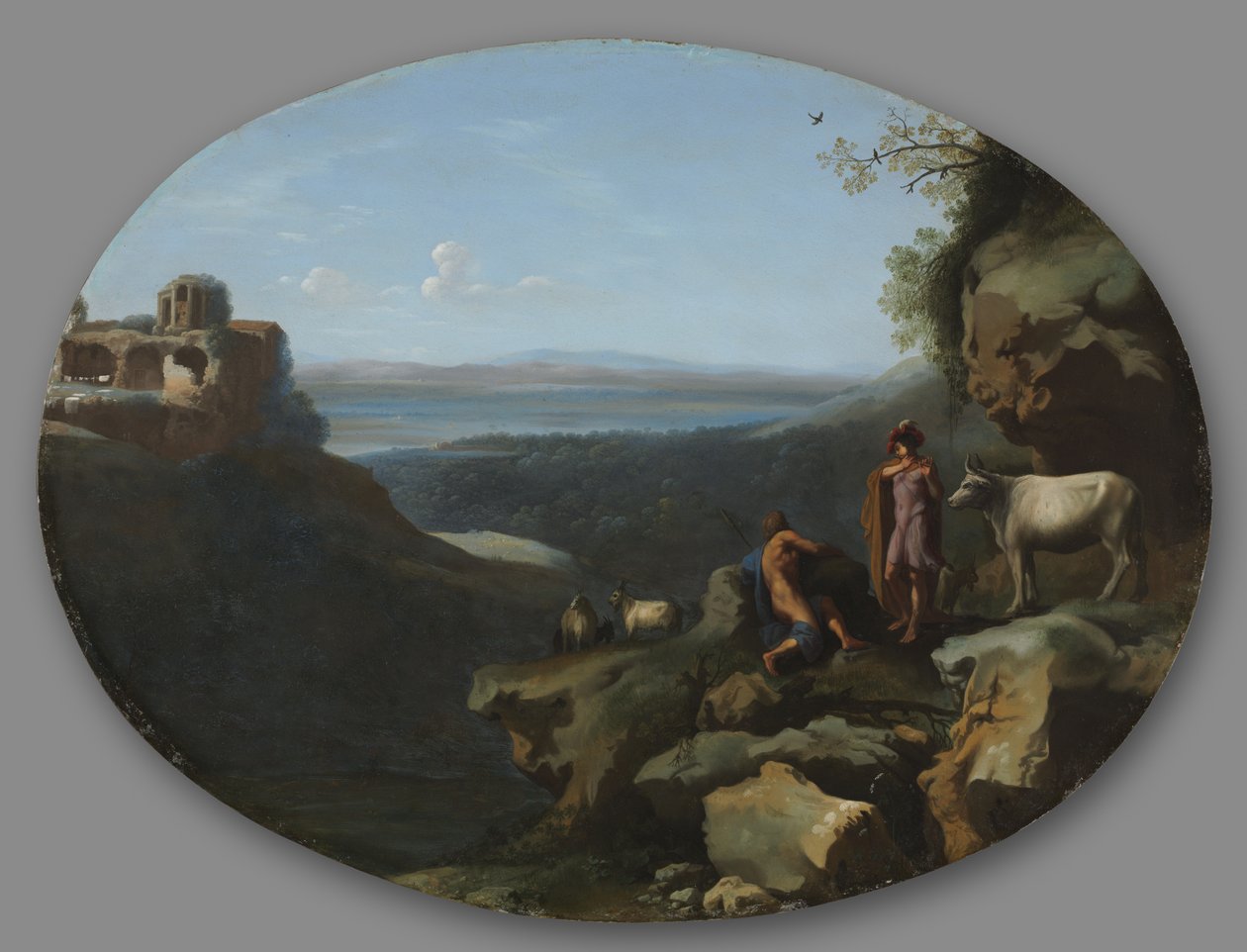 Mercury and Argus in a Landscape, c. 1635 by Dirck van der Lisse
