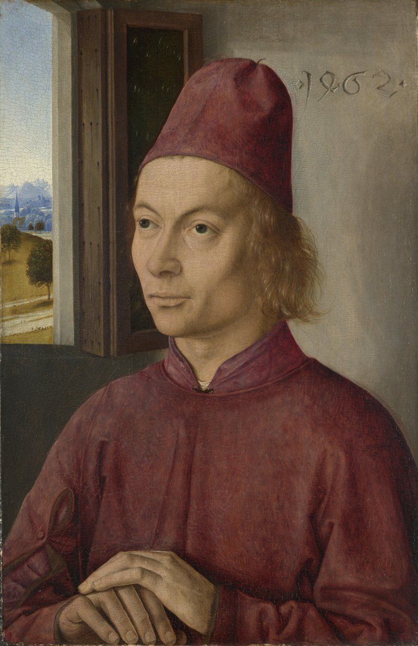 Portrait of a Man Jan van Winckele by Dirk Bouts