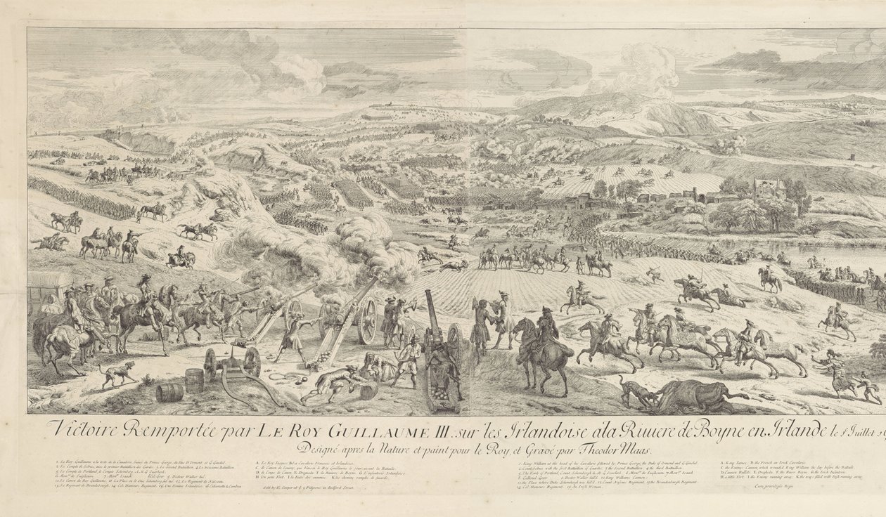 Battle of Drogheda at the Boyne, July 1, 1690 by Dirk Maas