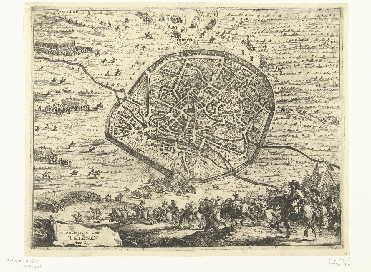 Conquest of Tienen, 1635 by Dirk Stoop