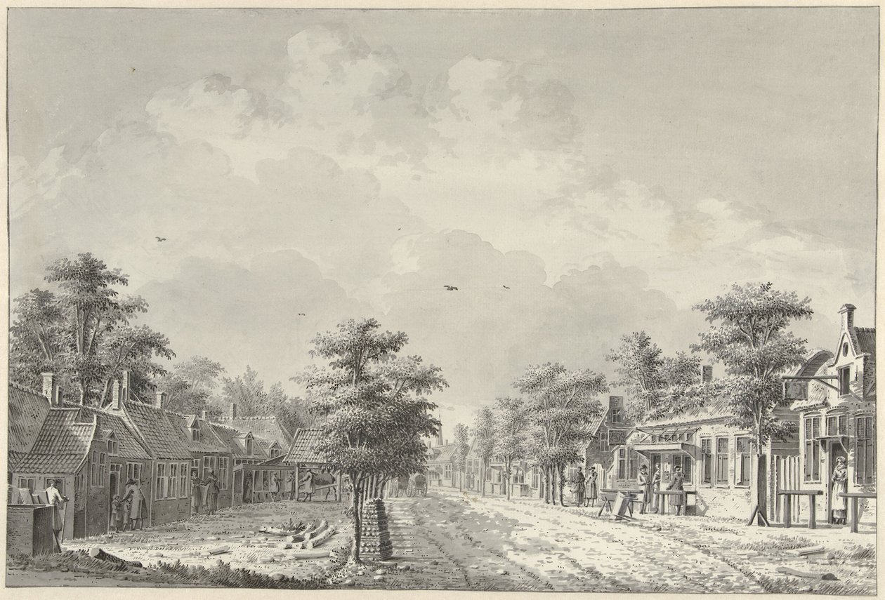 View of the Village De Bilt from the Hollebeld by Dirk Verrijk
