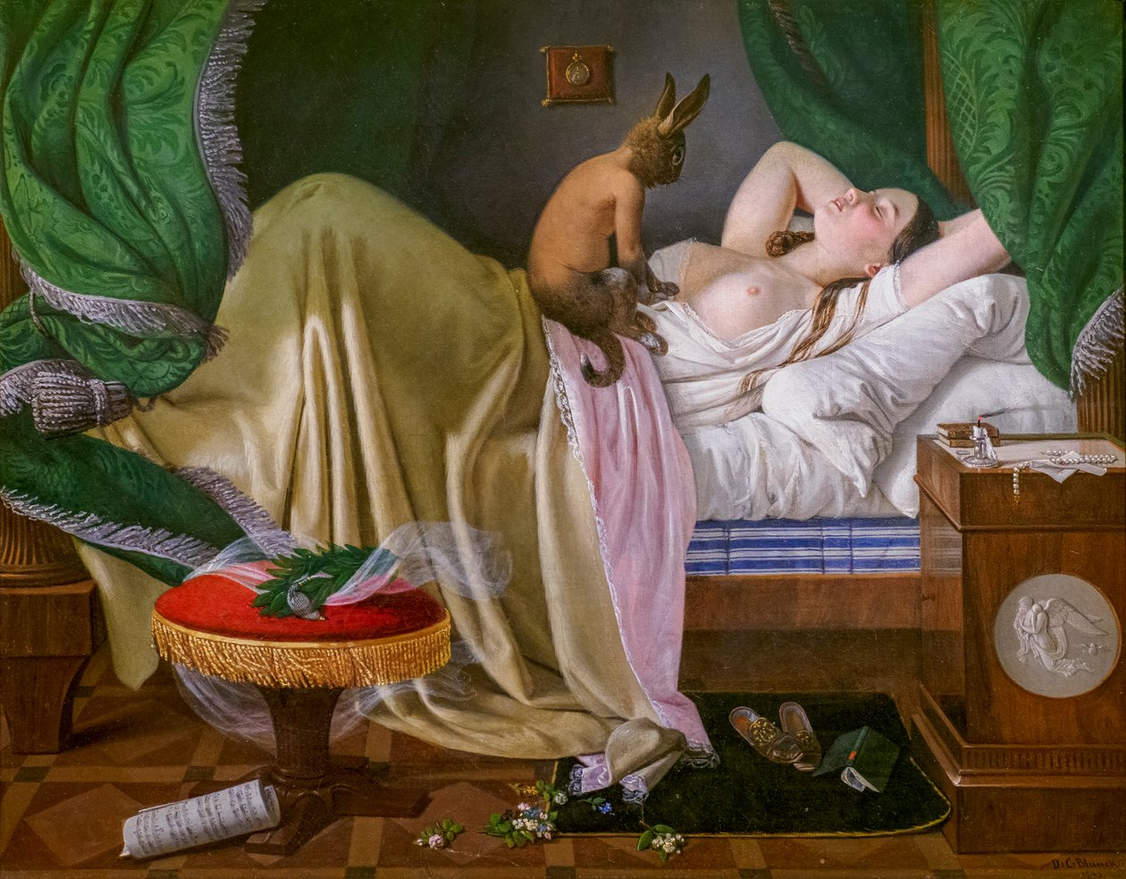 The Nightmare 1846 by Ditlev Conrad Blunck
