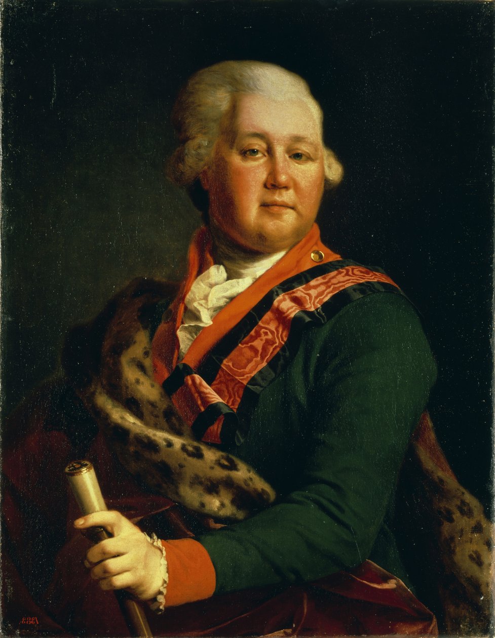 Portrait of Count Valentin Platonovich Ivanovich Musin-Pushkin by Dmitri Grigorievich Levitsky