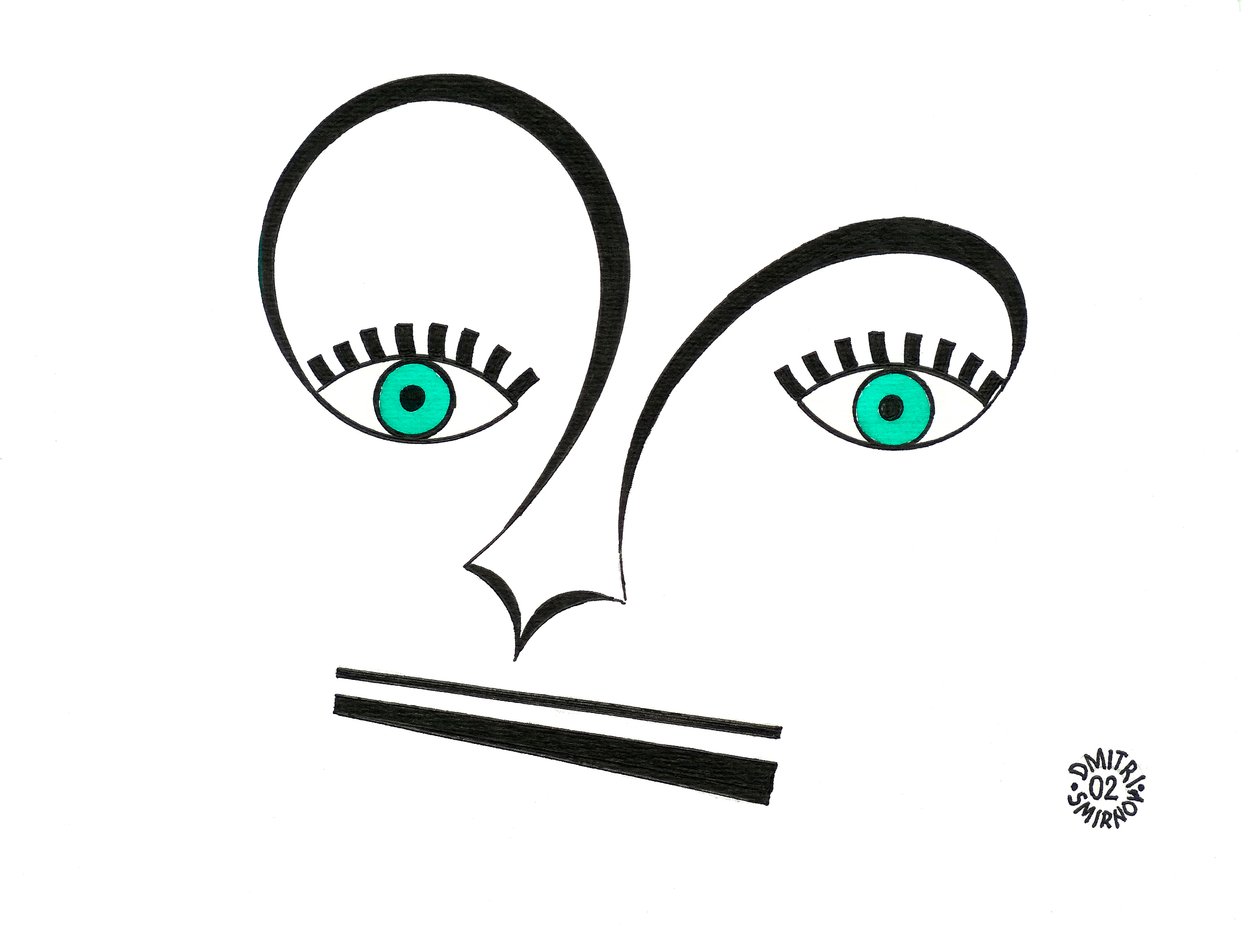 Alto Clef Face by Dmitri Smirnov