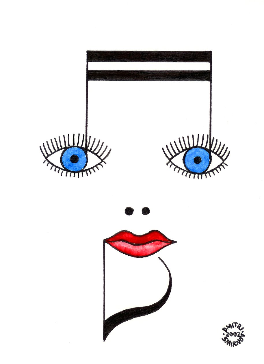 Musical Face by Dmitri Smirnov