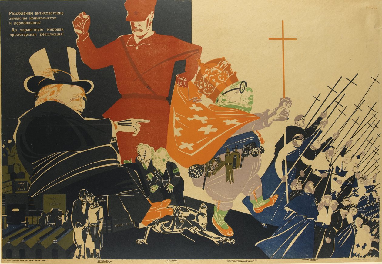 We Shall Expose the Anti-Soviet Plans of the Imperialists and Ecclesiastical Intrigues! by Dmitriy Stakhievich Moor
