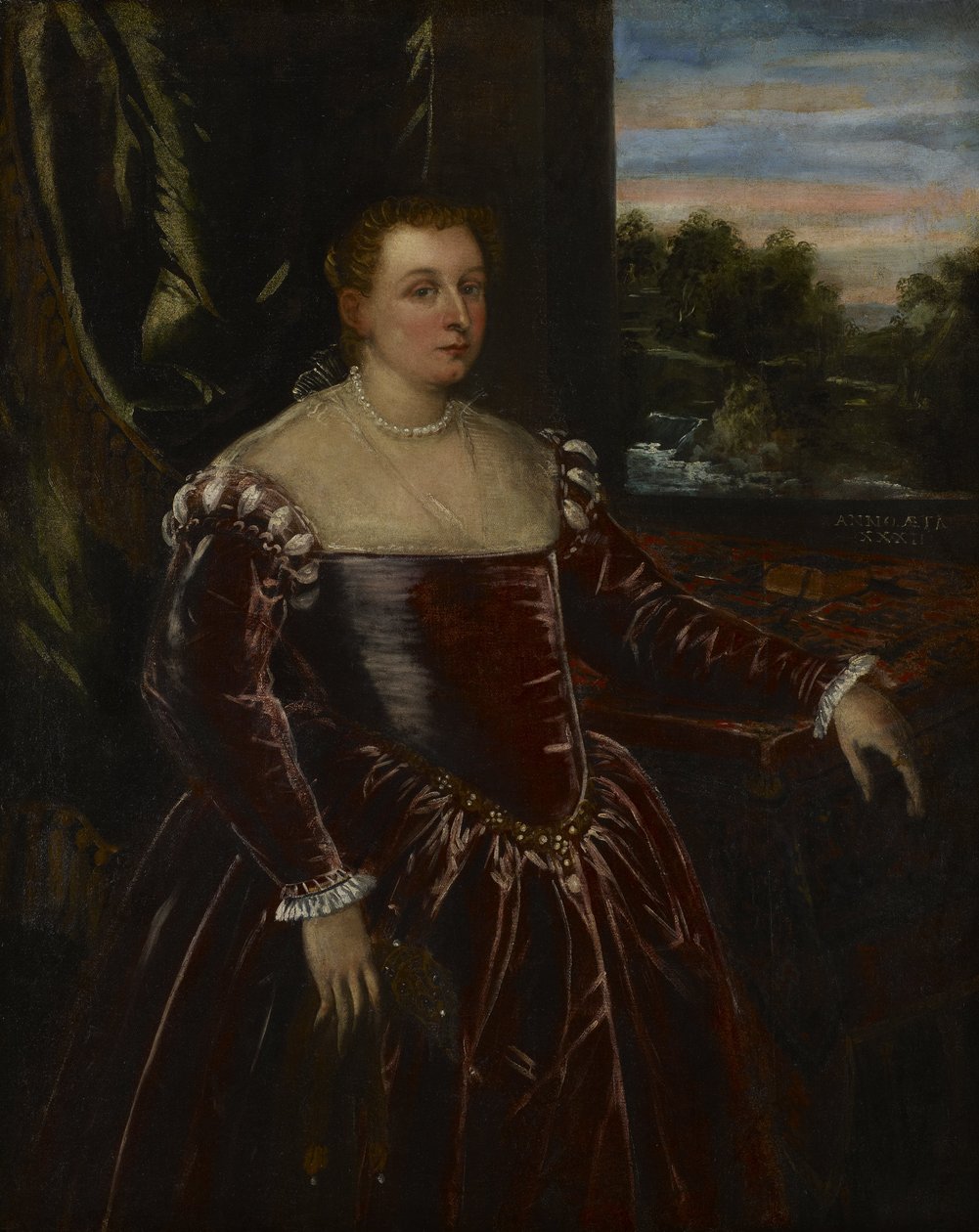 Portrait of Dogaressa Morosina Morosini by Dogaressa Morosini Grimani
