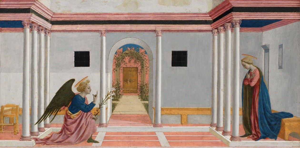 The Annunciation, Predella Panel from the St. Lucy Altarpiece