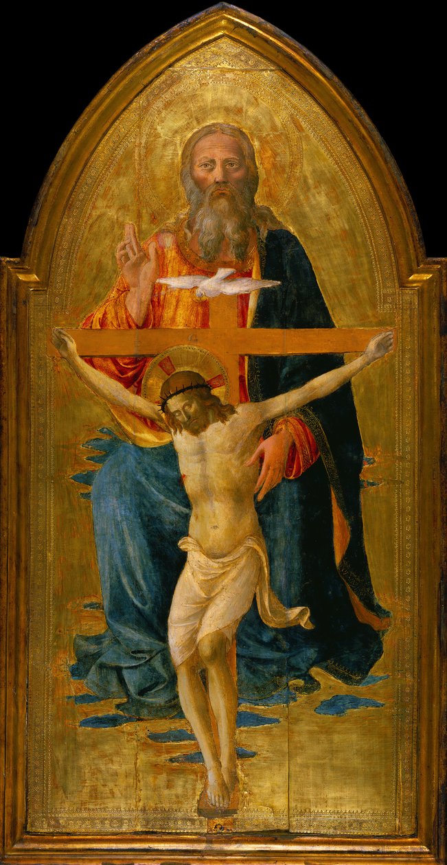 Holy Trinity with Saints by Domenico di Michelino