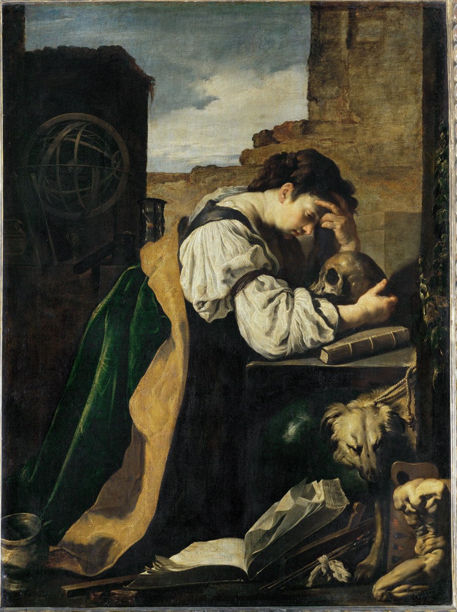 Melancholy by Domenico (after) Fetti