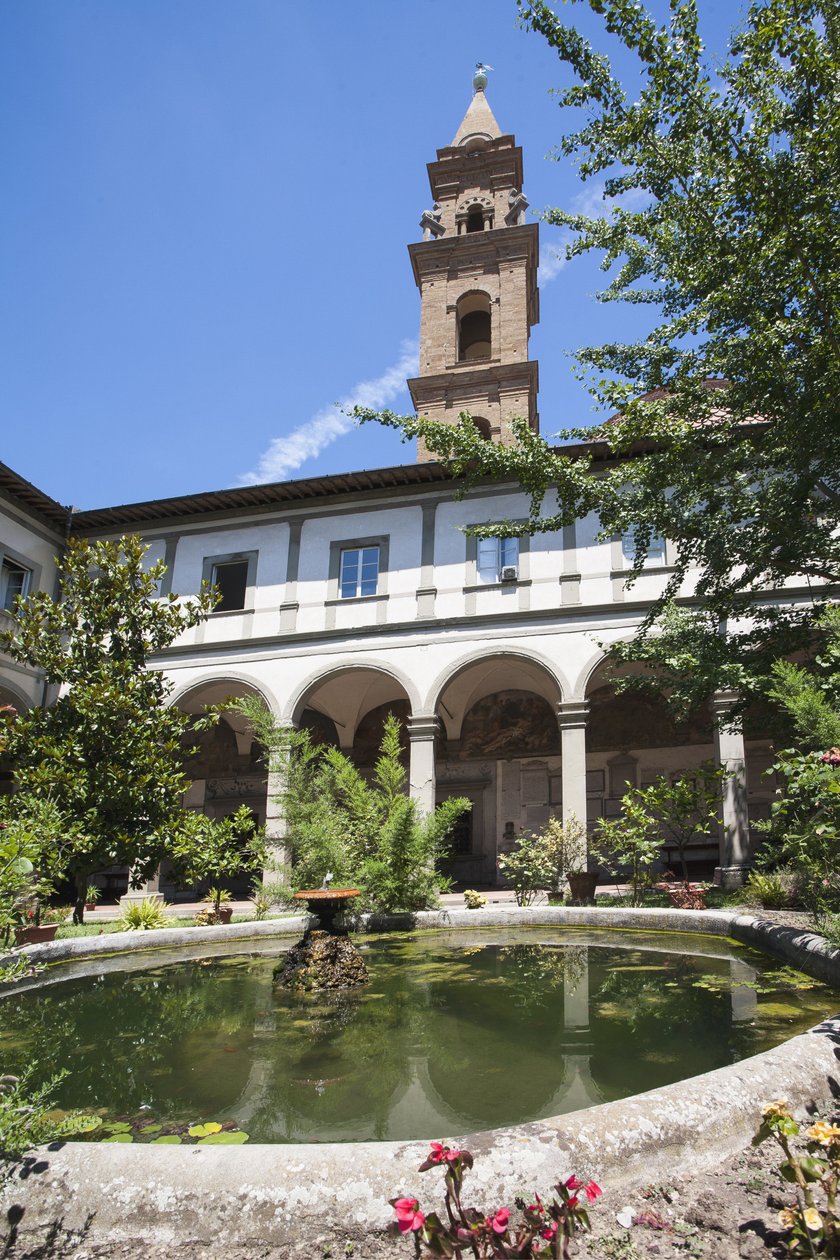 Architecture: View of the Cloister of the Dead by Domenico Baglioni