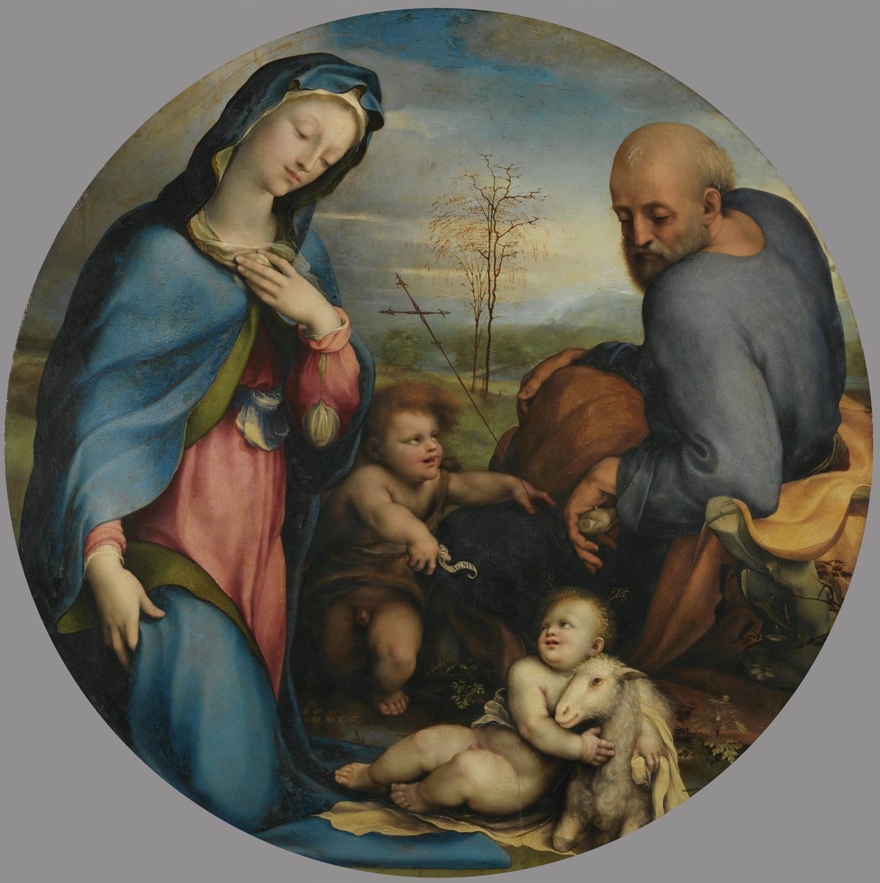 The Holy Family with the Infant Saint John by Domenico Beccafumi