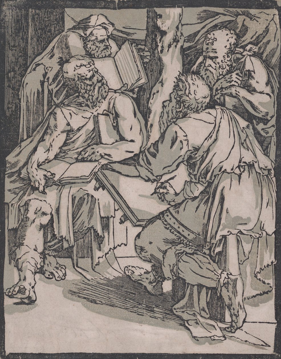 Four Doctors of the Church by Domenico Beccafumi