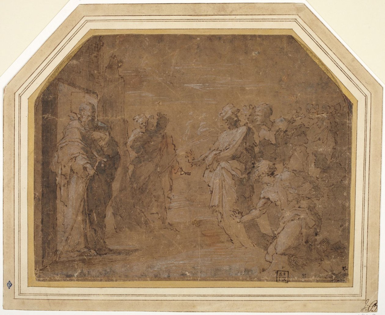 Supplicants Addressing St. Anthony by Domenico Beccafumi