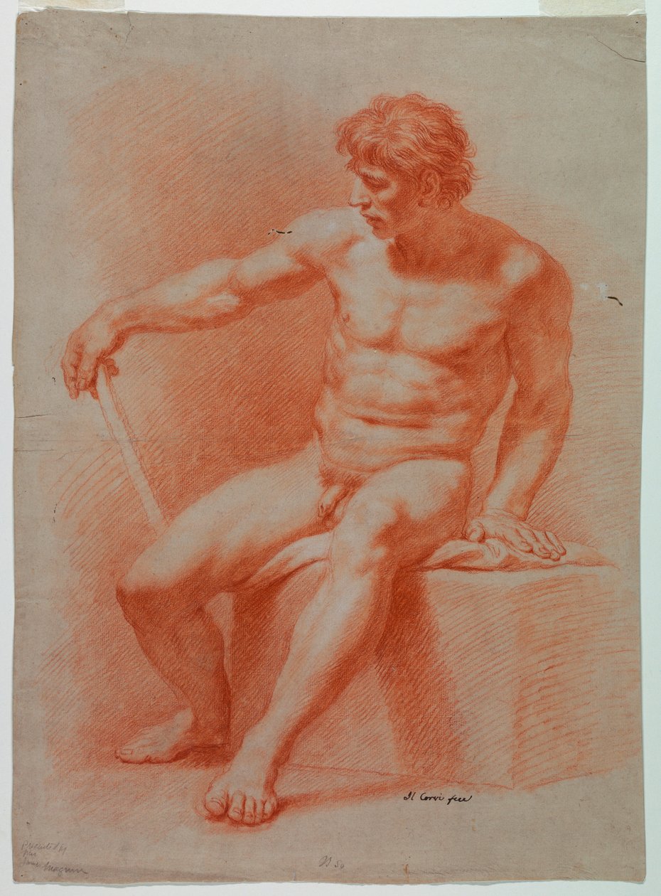 Nude, ca. 1740 by Domenico Corvi