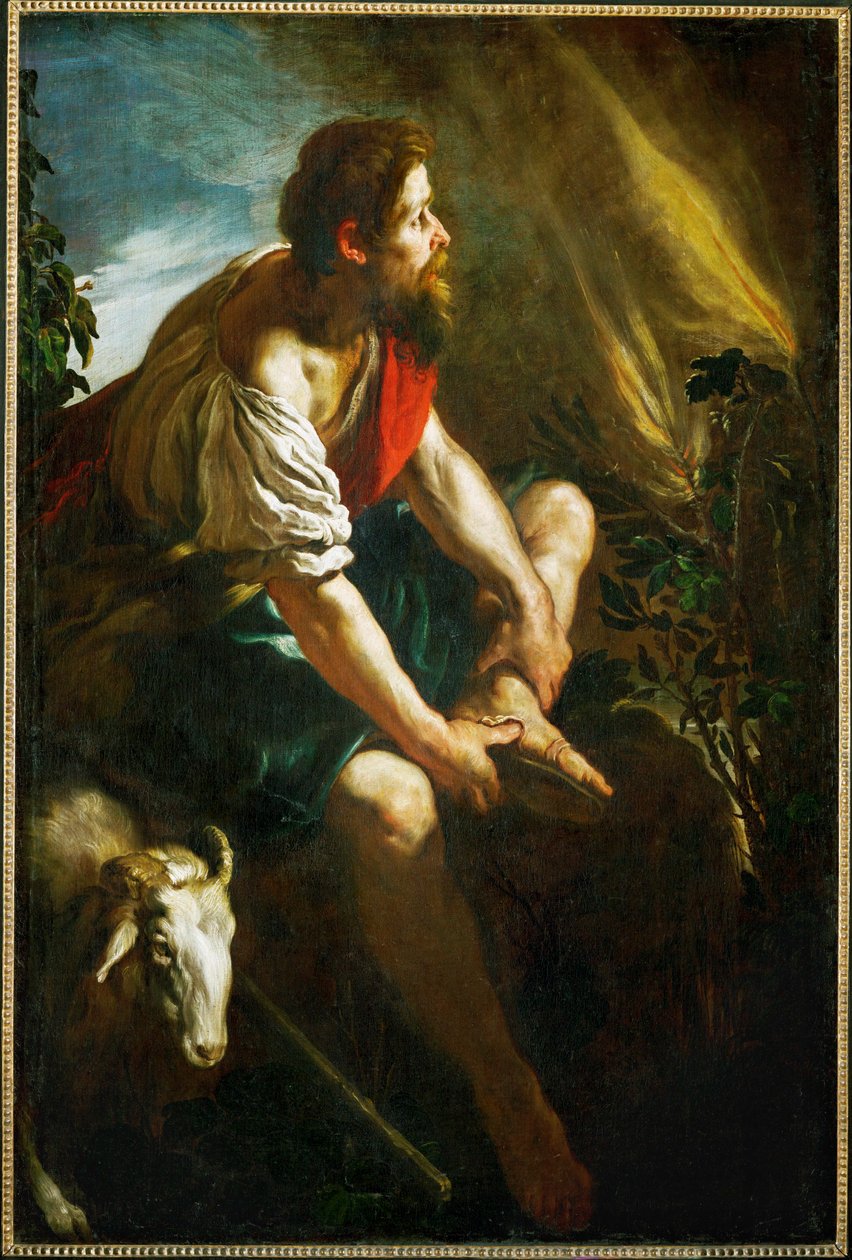 Moses and the Burning Bush by Domenico Fetti