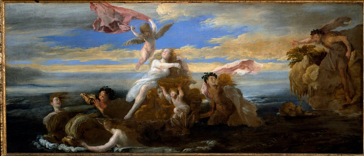 The Love of Galatea and Polyphemus by Domenico Fetti or Feti