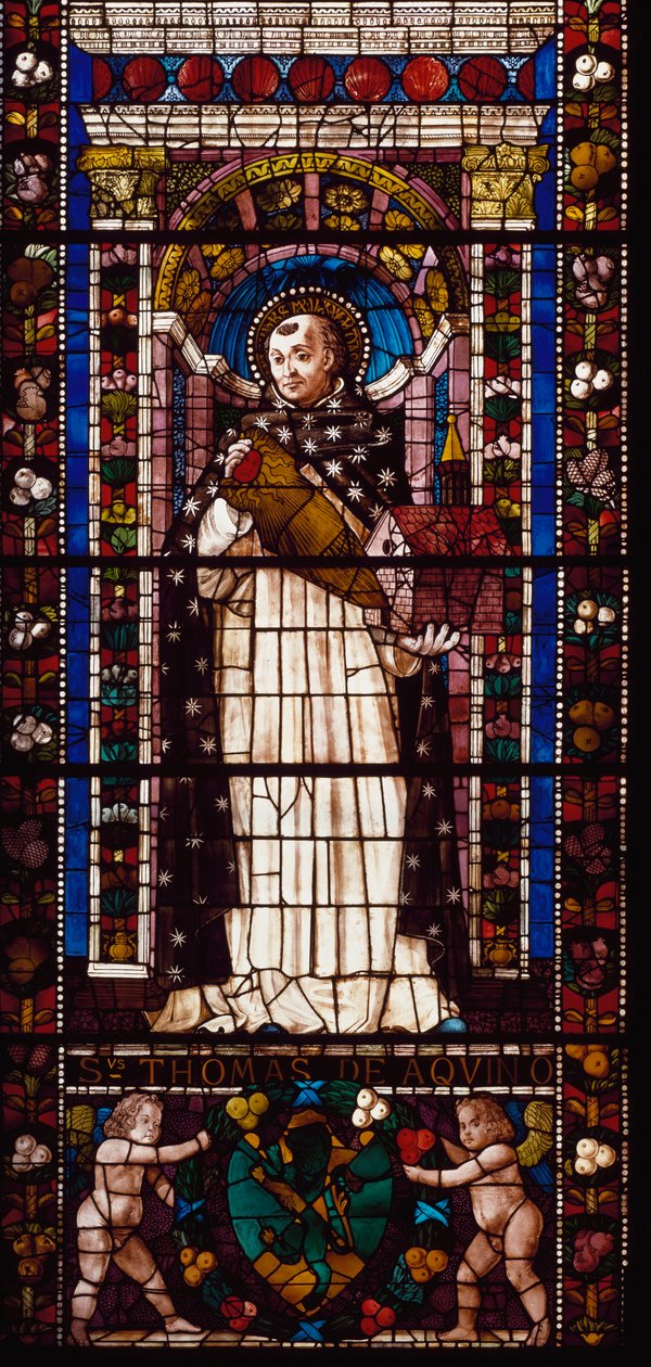 Representation of Saint Thomas Aquinas by Domenico Ghirlandaio