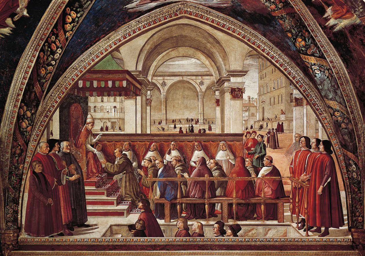 Stories of St Francis of Assisi by Domenico Ghirlandaio