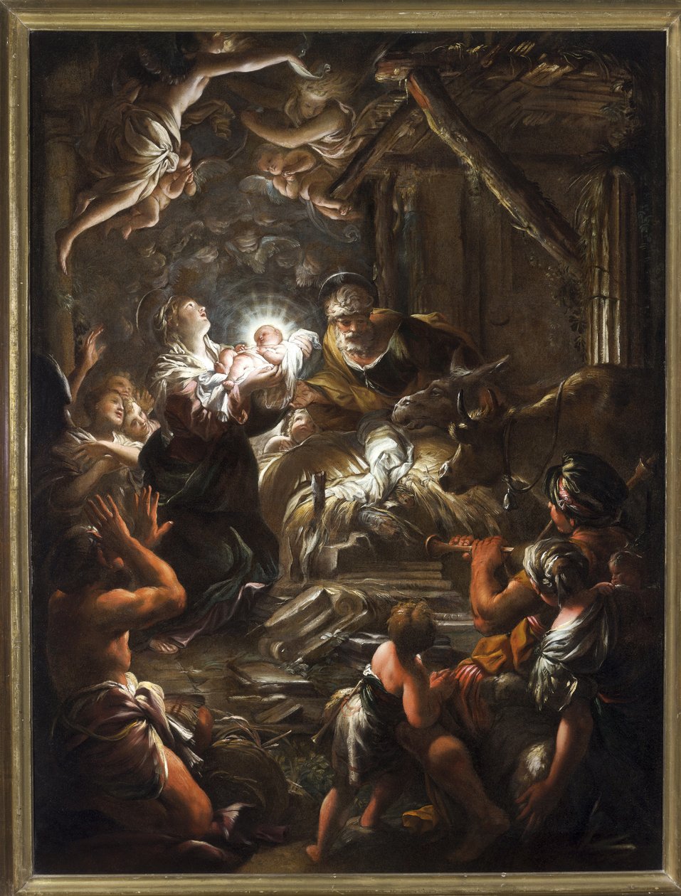 Nativity by Domenico I Piola