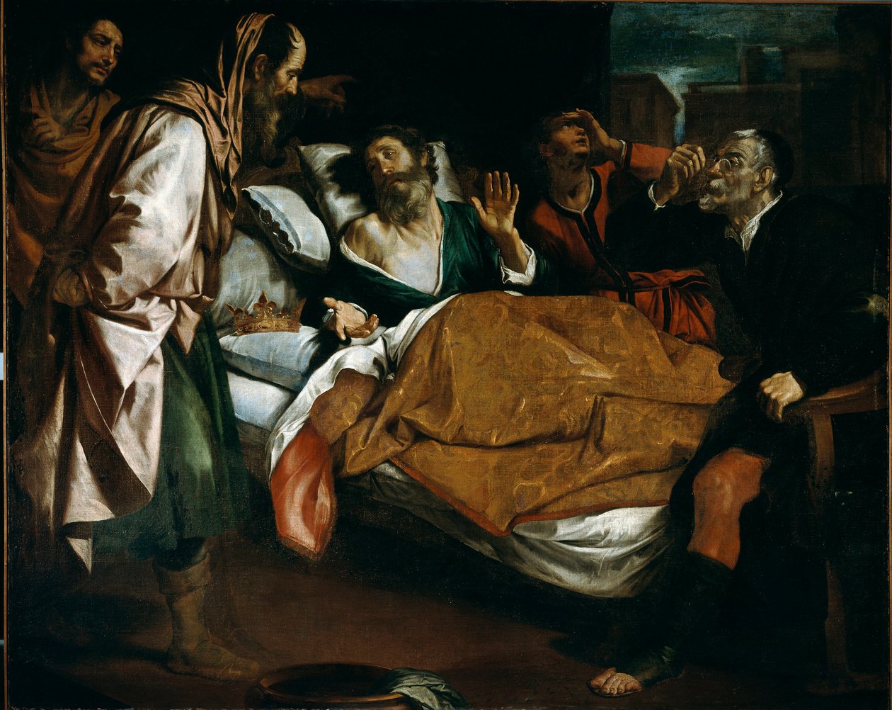 The Death of the Prophet Ezechiel by Domenico Il Sarzana Fiasella