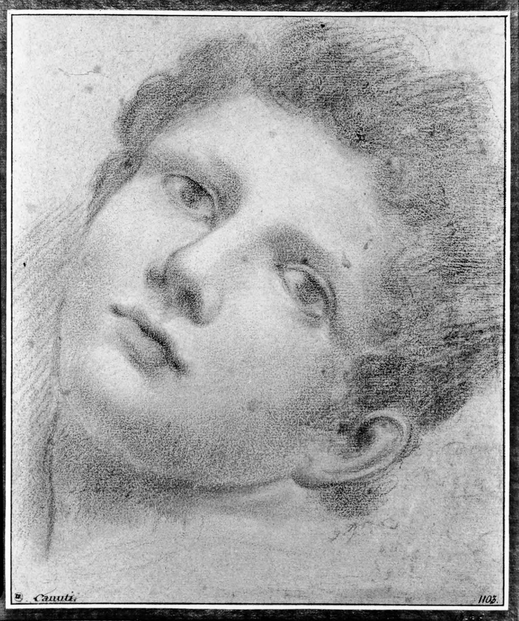 Head of a Youth, Bending Backwards by Domenico Maria Canuti
