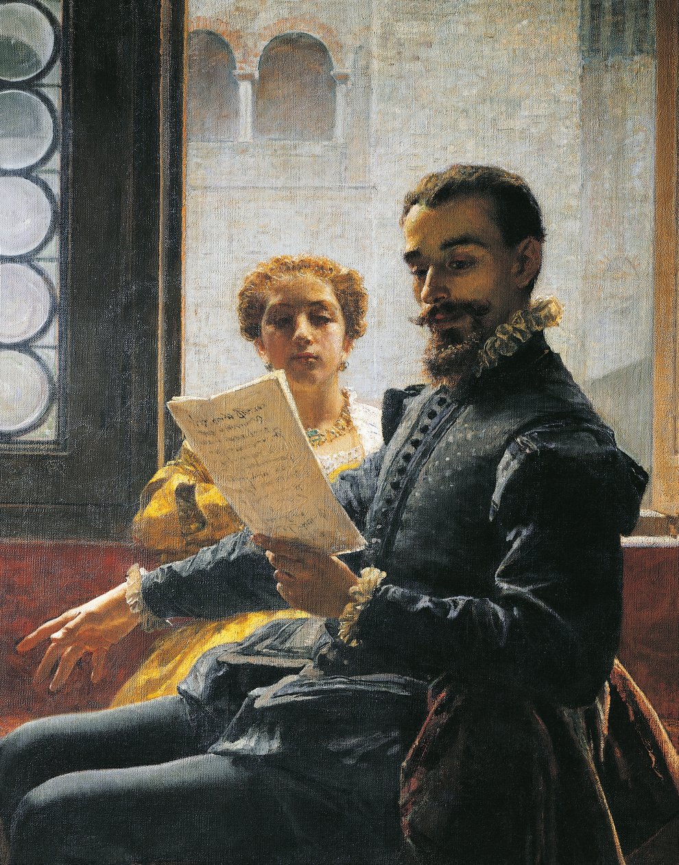 Torquato Tasso reading Liberated Jerusalem to Eleonora d