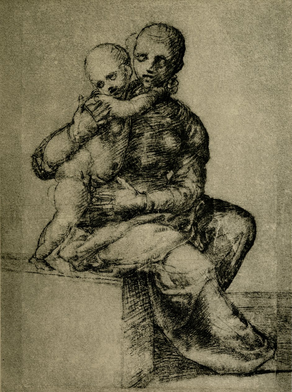 Madonna with Child by Domenico Puligo