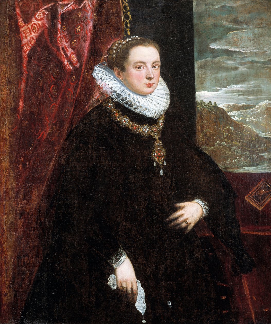 Lady in Black, 1560s by Domenico Robusti Tintoretto