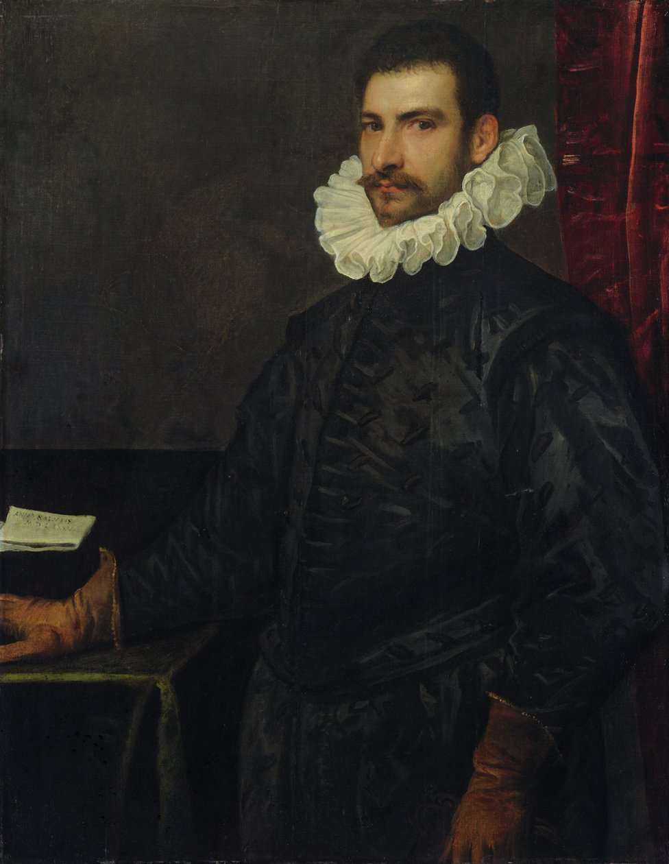 Portrait of a Young Man by Domenico Robusti Tintoretto