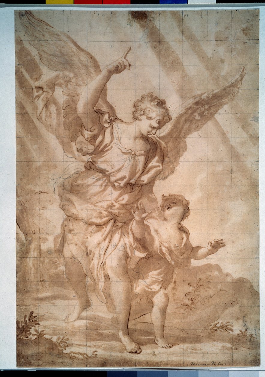 Guardian Angel by Domenico the Elder Piola