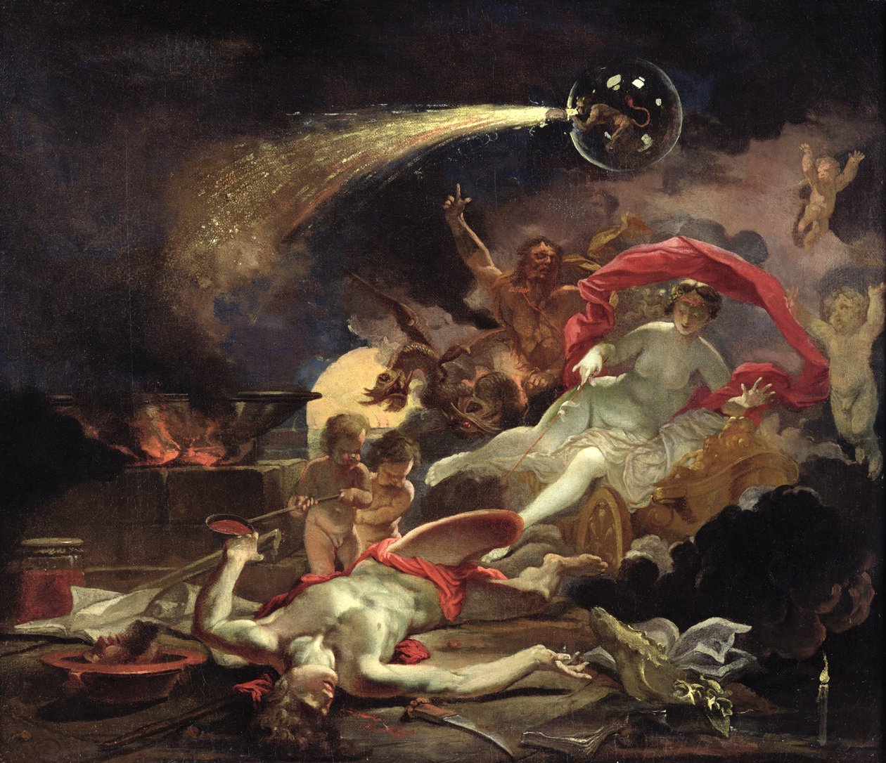 Medea Rejuvenating Eson by Domenicus van Wijnen