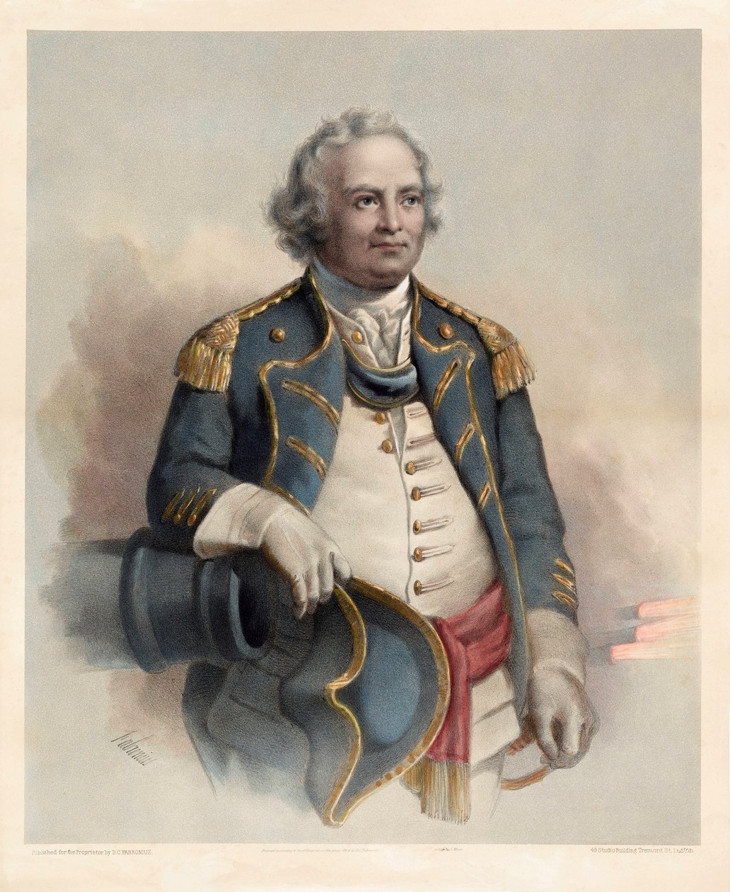 Major General Israel Putnam, pub. 1864 by Dominique C. Fabronius