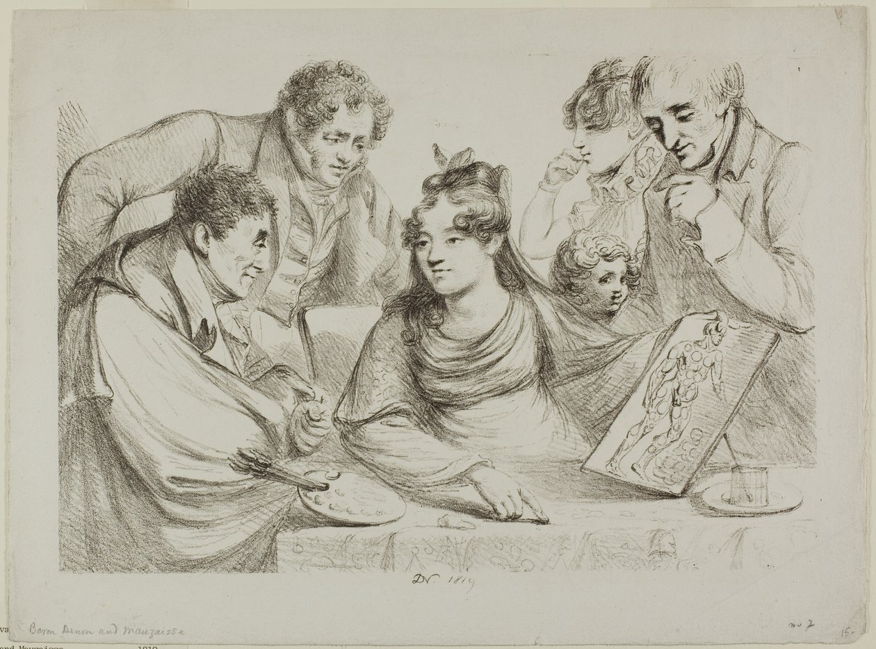 Lithography Lesson by Dominique Vivant Denon