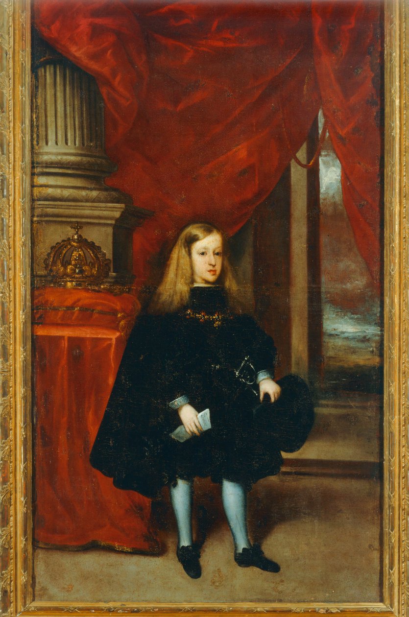 Carlos II as a youth, later King of Spain by Don Juan Carreno de Miranda