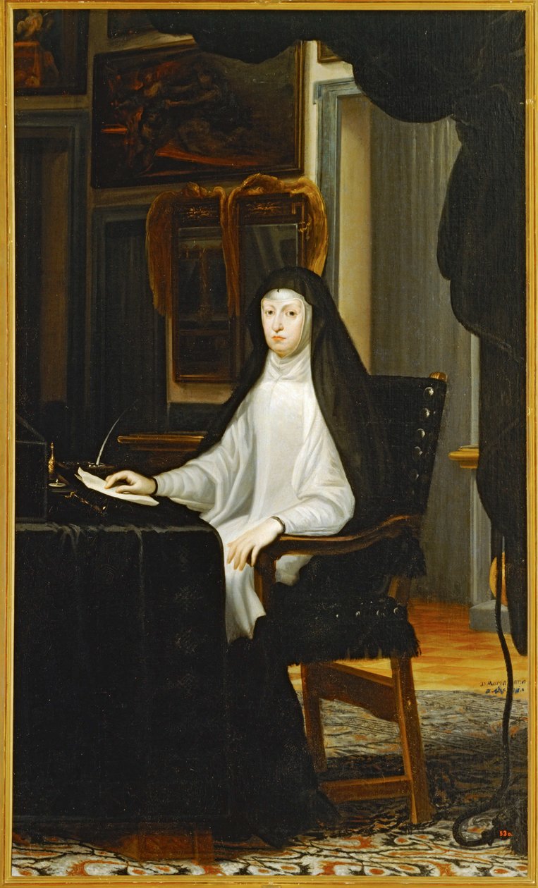 Queen Maria Anna of Austria by Don Juan Carreno de Miranda
