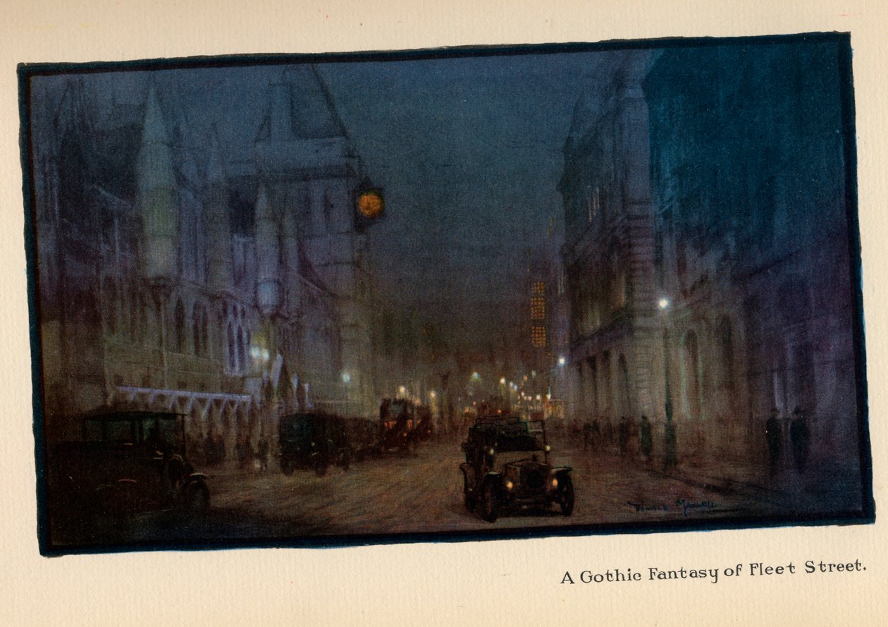 A Gothic Fantasy of Fleet Street, from 
