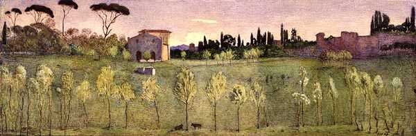 Villa Borghese, Rome by Donald Andrew Brown