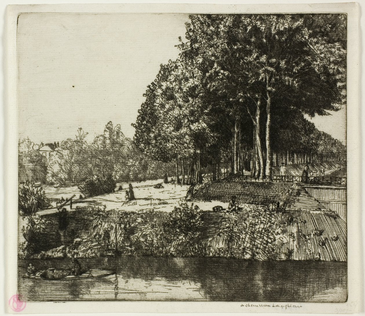 Canal at Charenton by Donald Shaw MacLaughlan