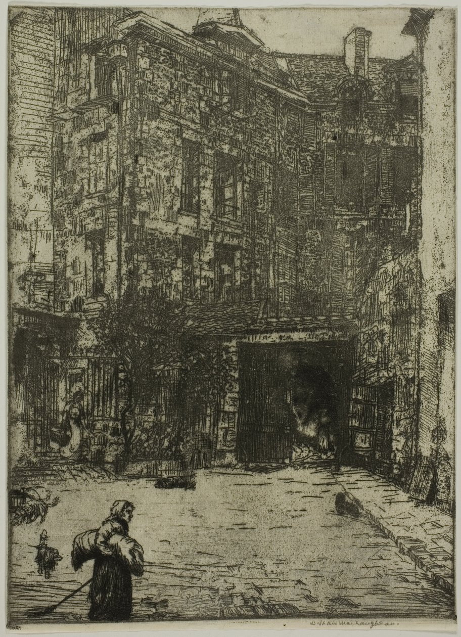 Cour de Commerce, Paris by Donald Shaw MacLaughlan