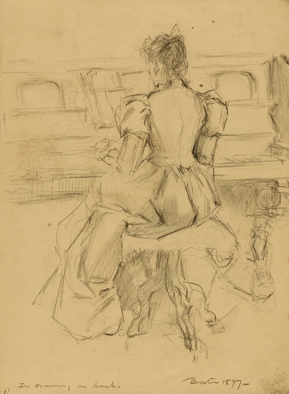 Ella at the Piano by Donald Shaw MacLaughlan