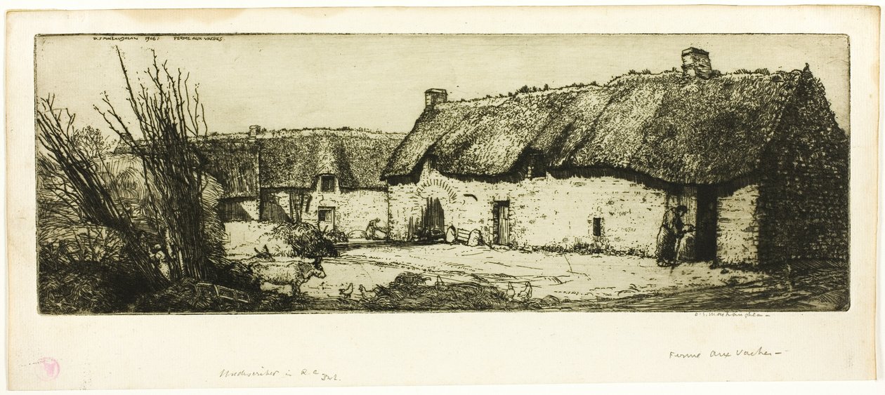 Farm with Cows by Donald Shaw MacLaughlan