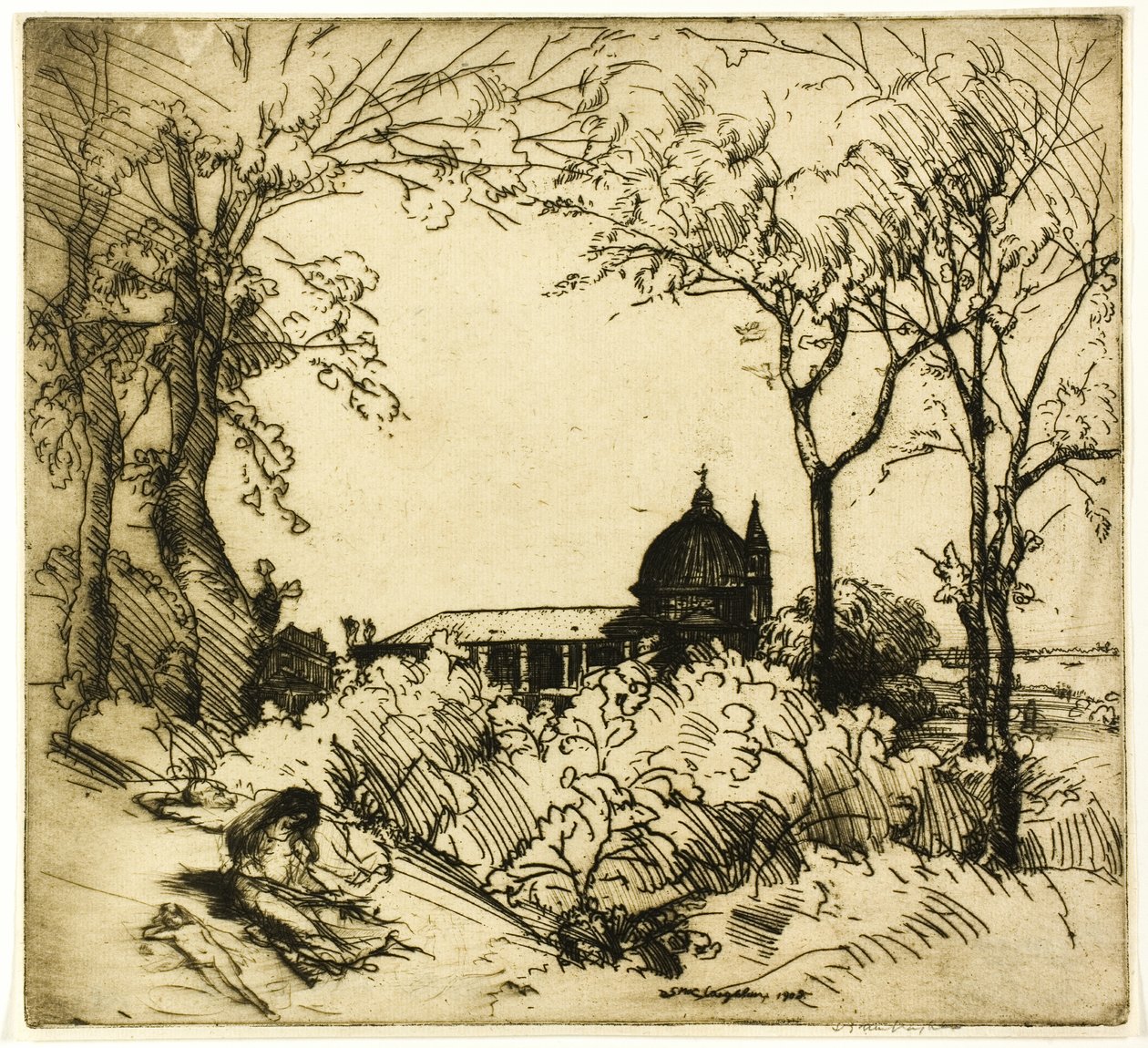 Idyll, Venice by Donald Shaw MacLaughlan